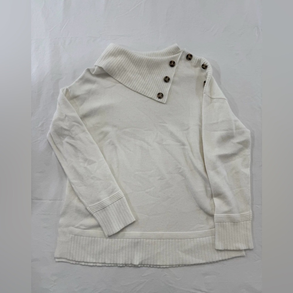 1X‎ Woman White Winter Sweater